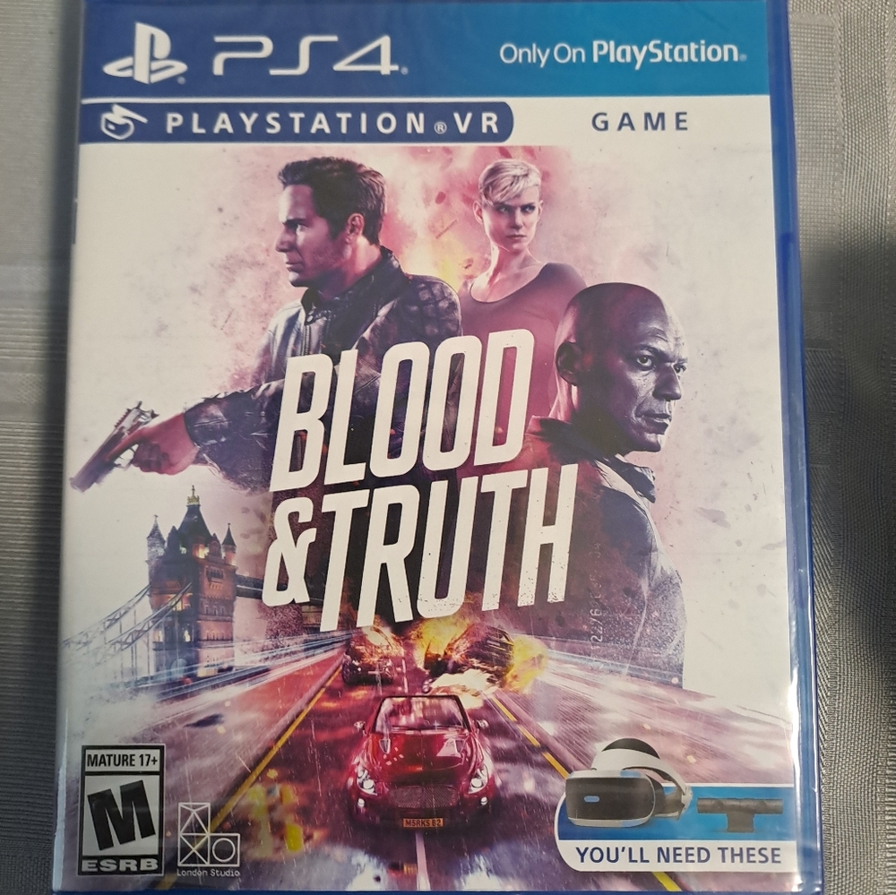 PS4 VR Game Blood & Truth